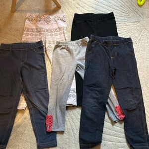 Lot of five kids leggings
